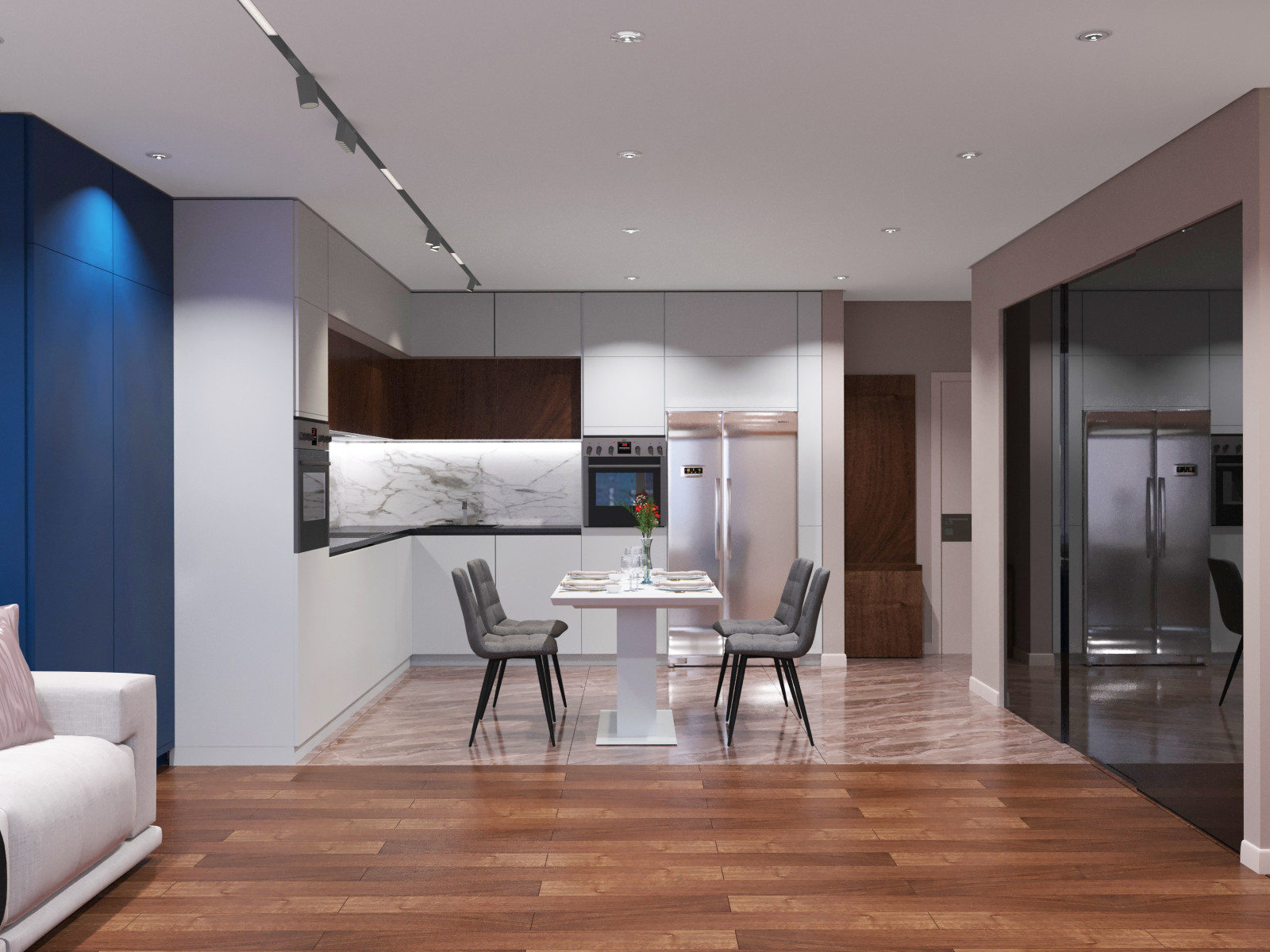 ЖК Дисквери, квартира в современном стиле