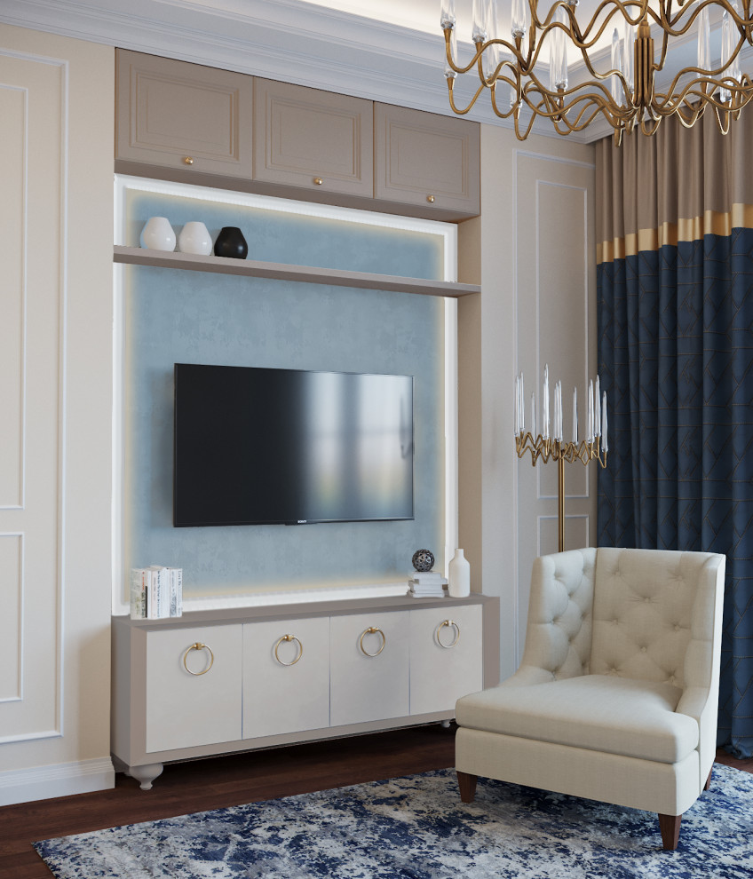 "Ванильное небо" - двухкомнатная квартира в Хамовниках