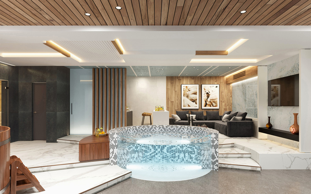 Спа зона в загородном доме