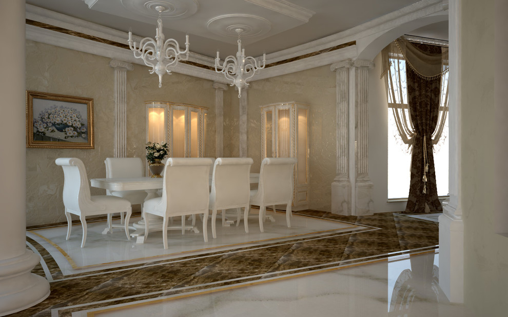 мраморный интерьер