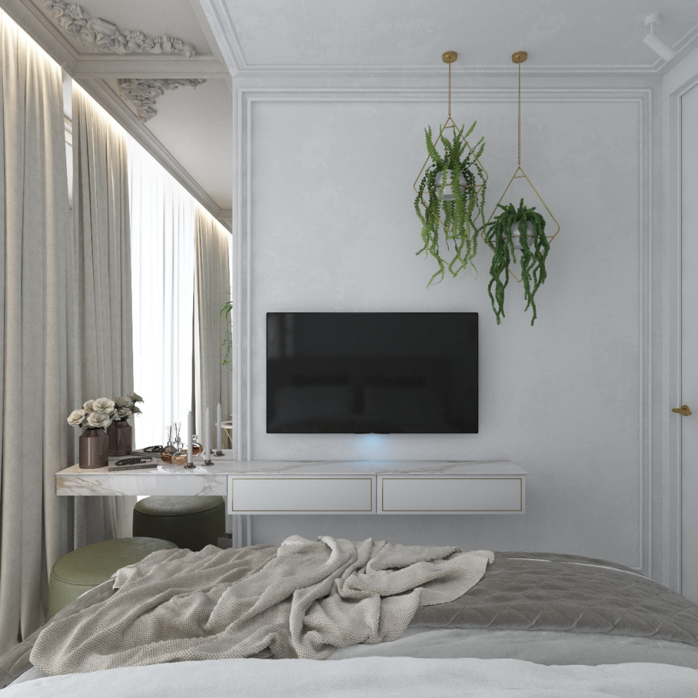 Спальня в стиле неоклассика