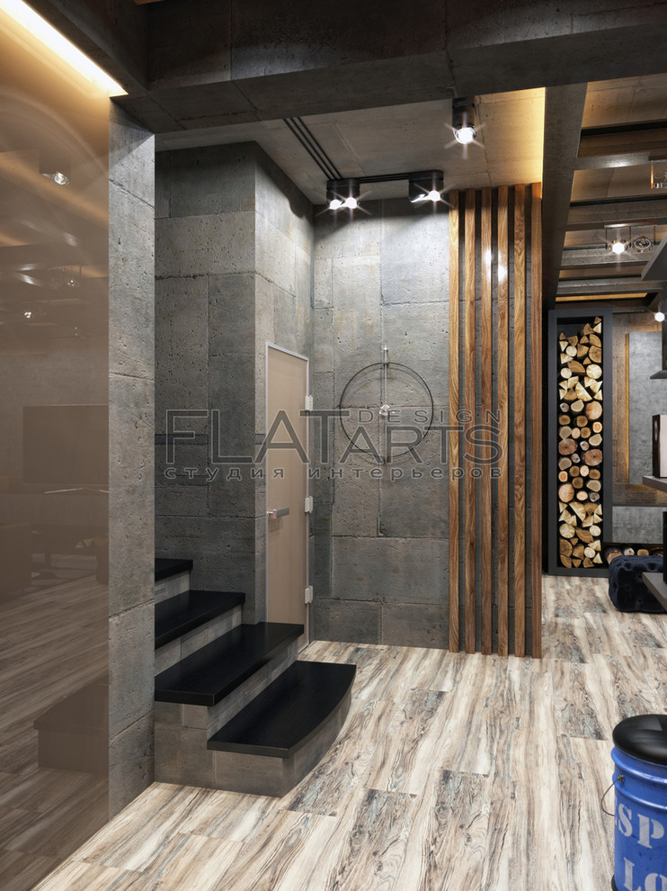 Дизайн таунхауса 140кв.м в стиле лофт