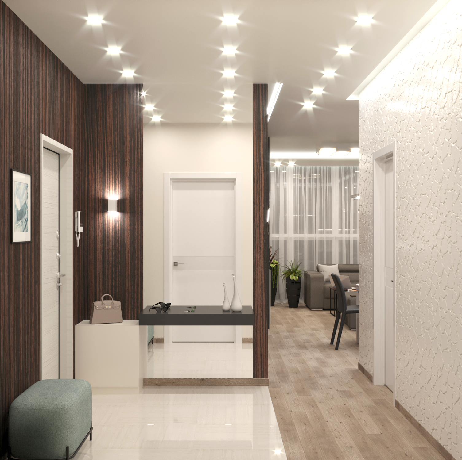 Планировка трехкомнатной квартиры 72 м² ЖК UP-квартал «Новое Тушино»