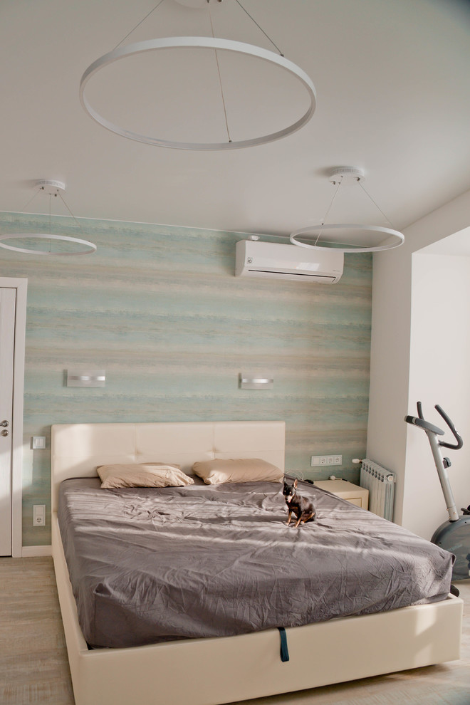 Квартира в современном стиле с элементами этно для молодой семьи