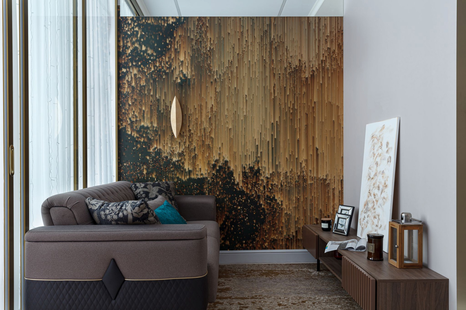 Квартира с золотом