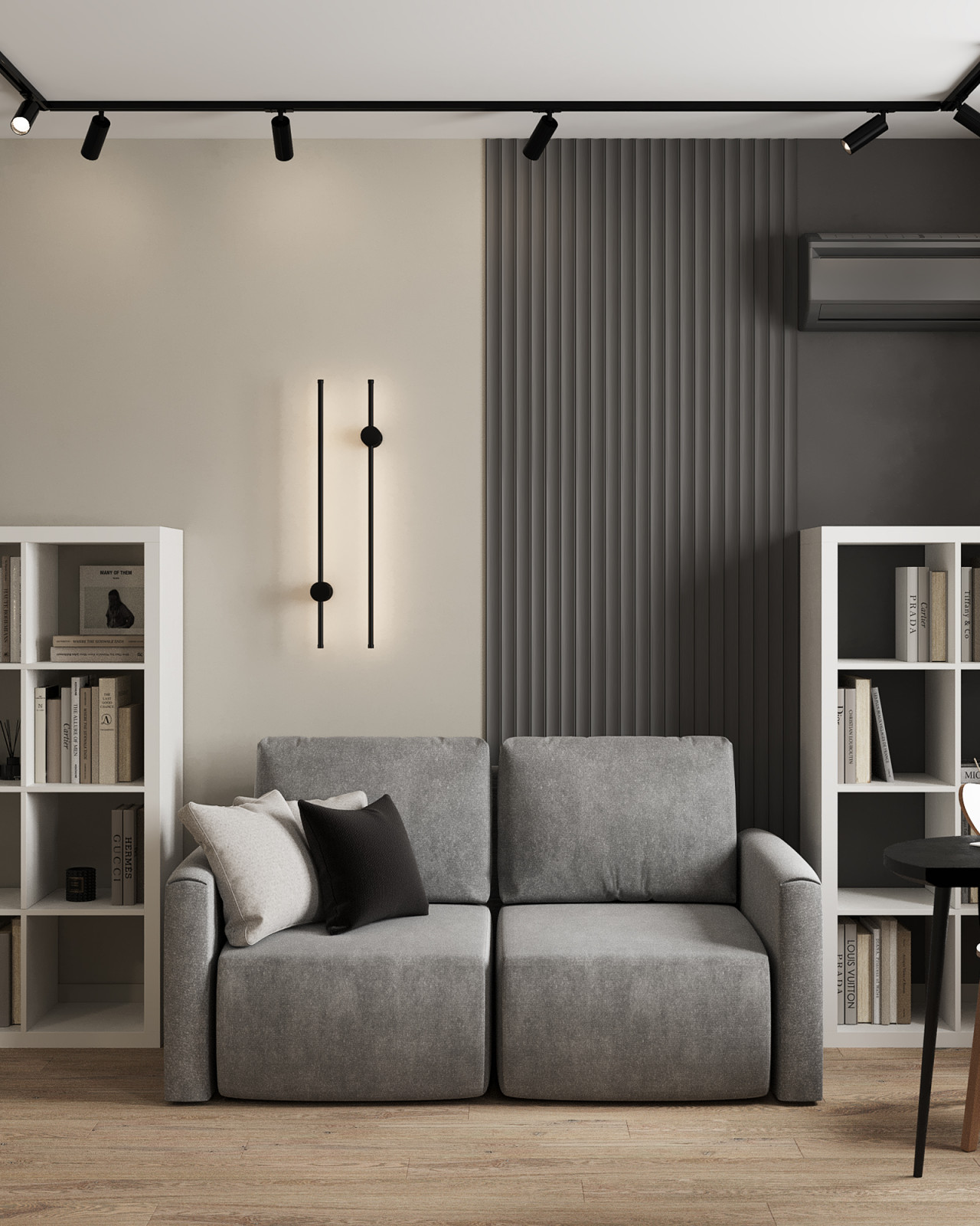 Интерьер однокомнатной квартиры под сдачу