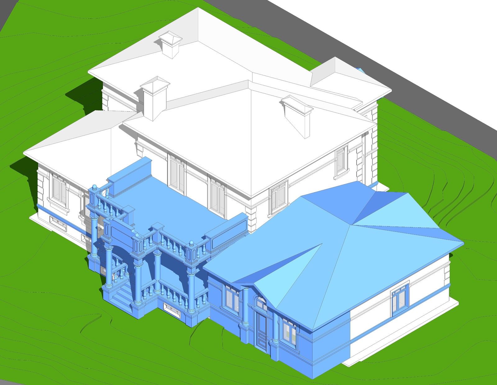 Реконструкция загородного жилого дома