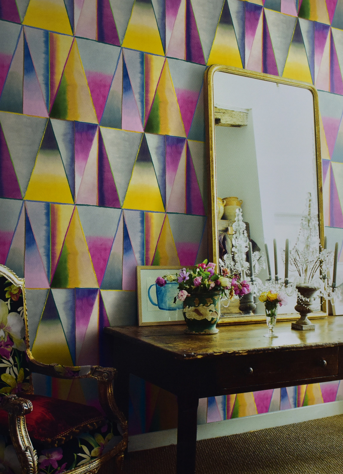 Геометрия,обои,KT-Exclusive,English Garden