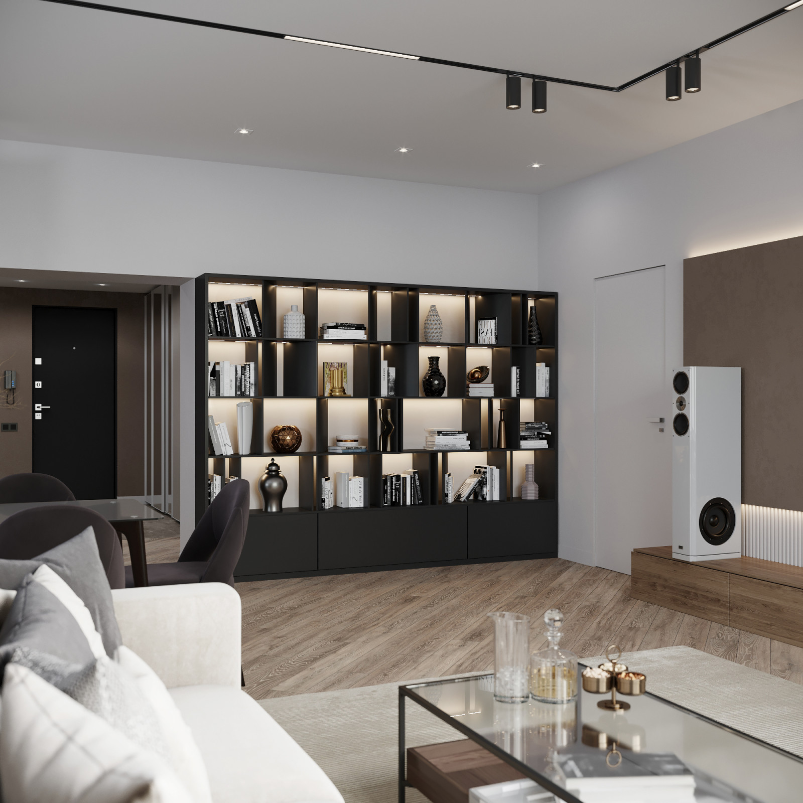 Дизайн-проект 3-х комнатной квартиры по улице Кирова для молодой семьи.