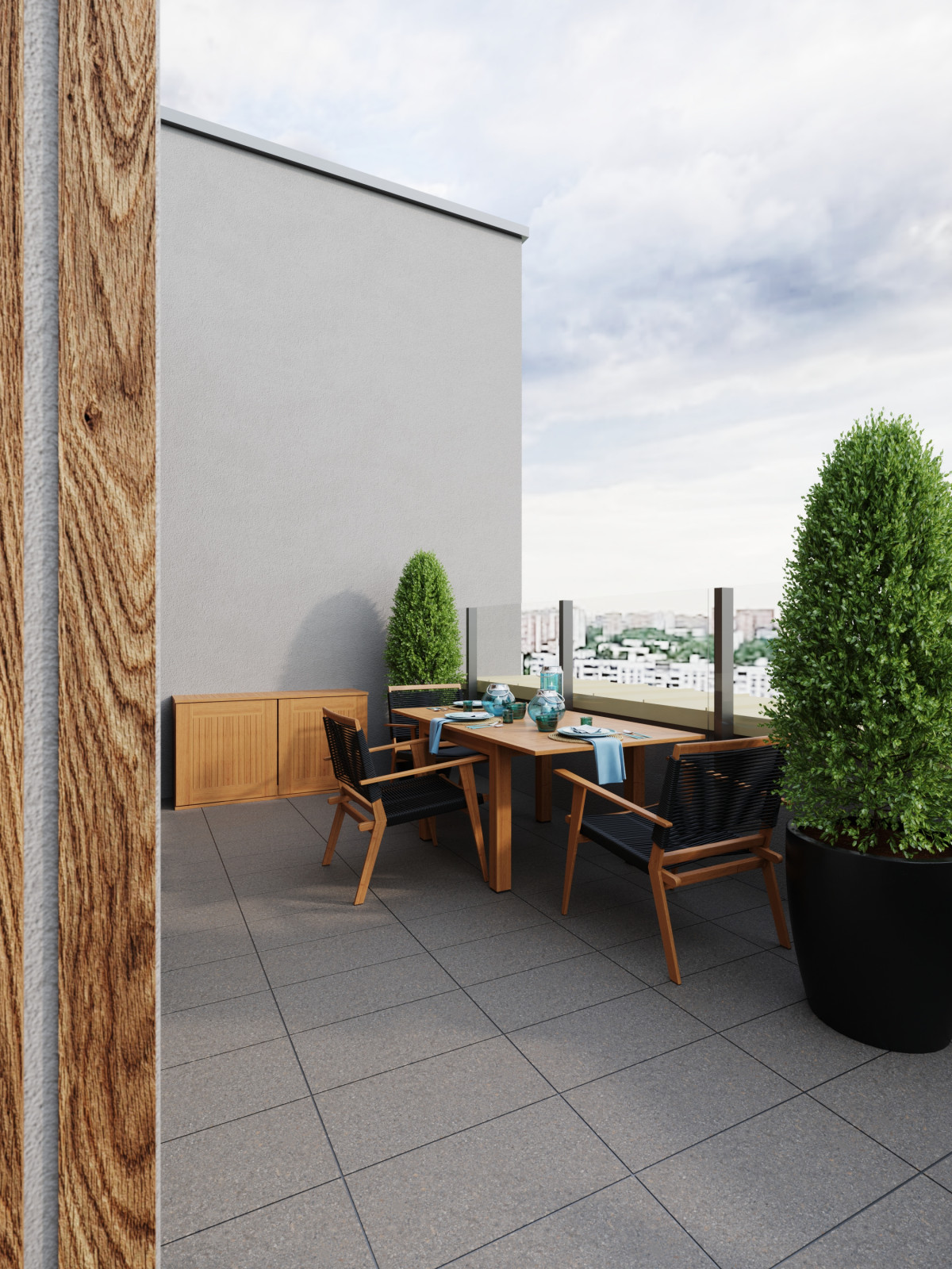 Двухуровневая квартира с террасой