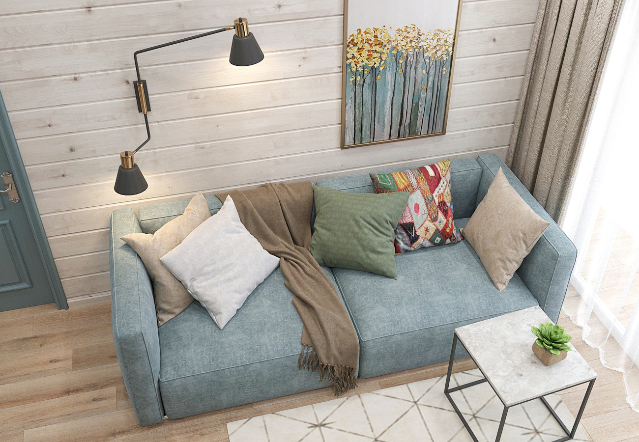 Интерьер деревянного дома