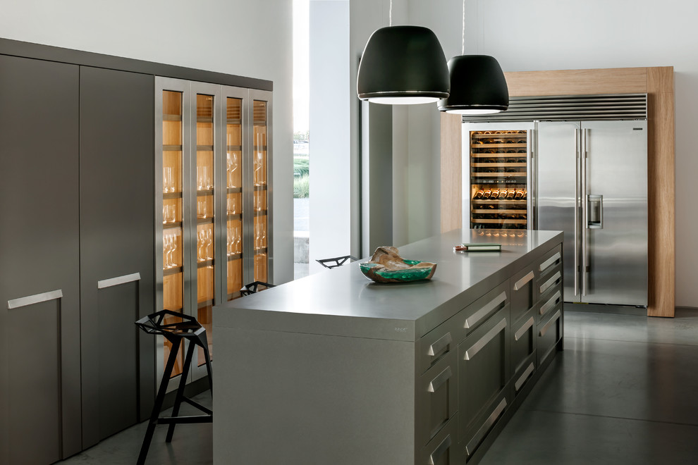 Встраиваемые холодильники в интерьере