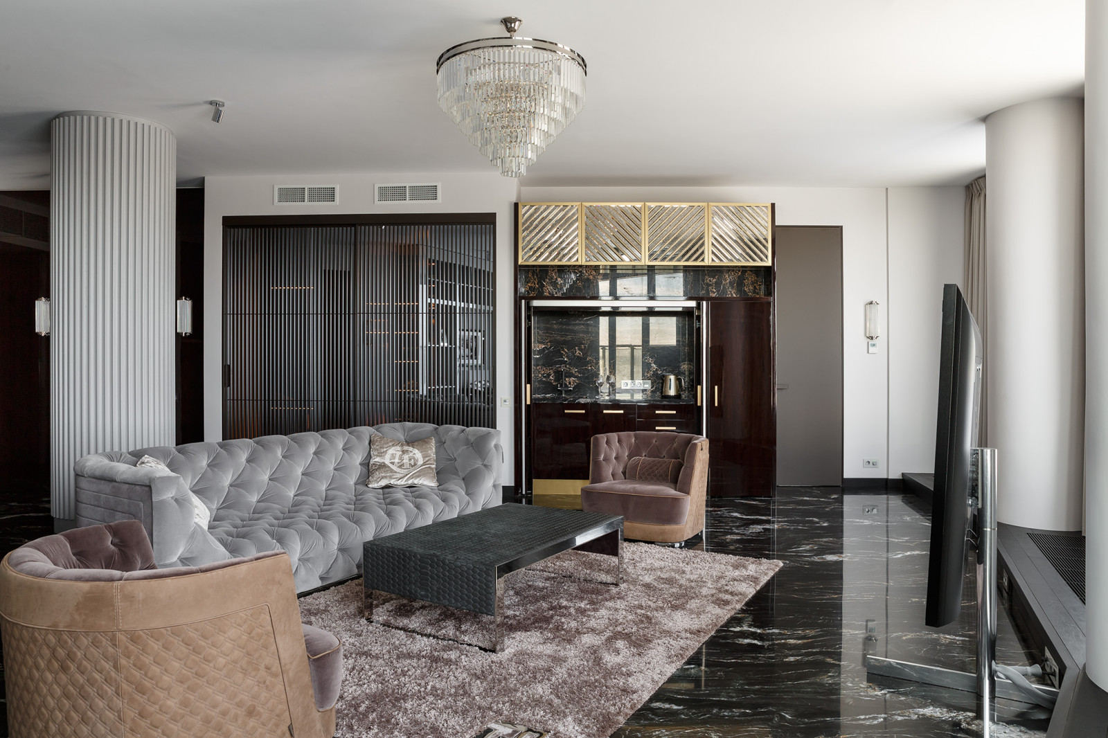 Проект 2-х уровневых апартаментов