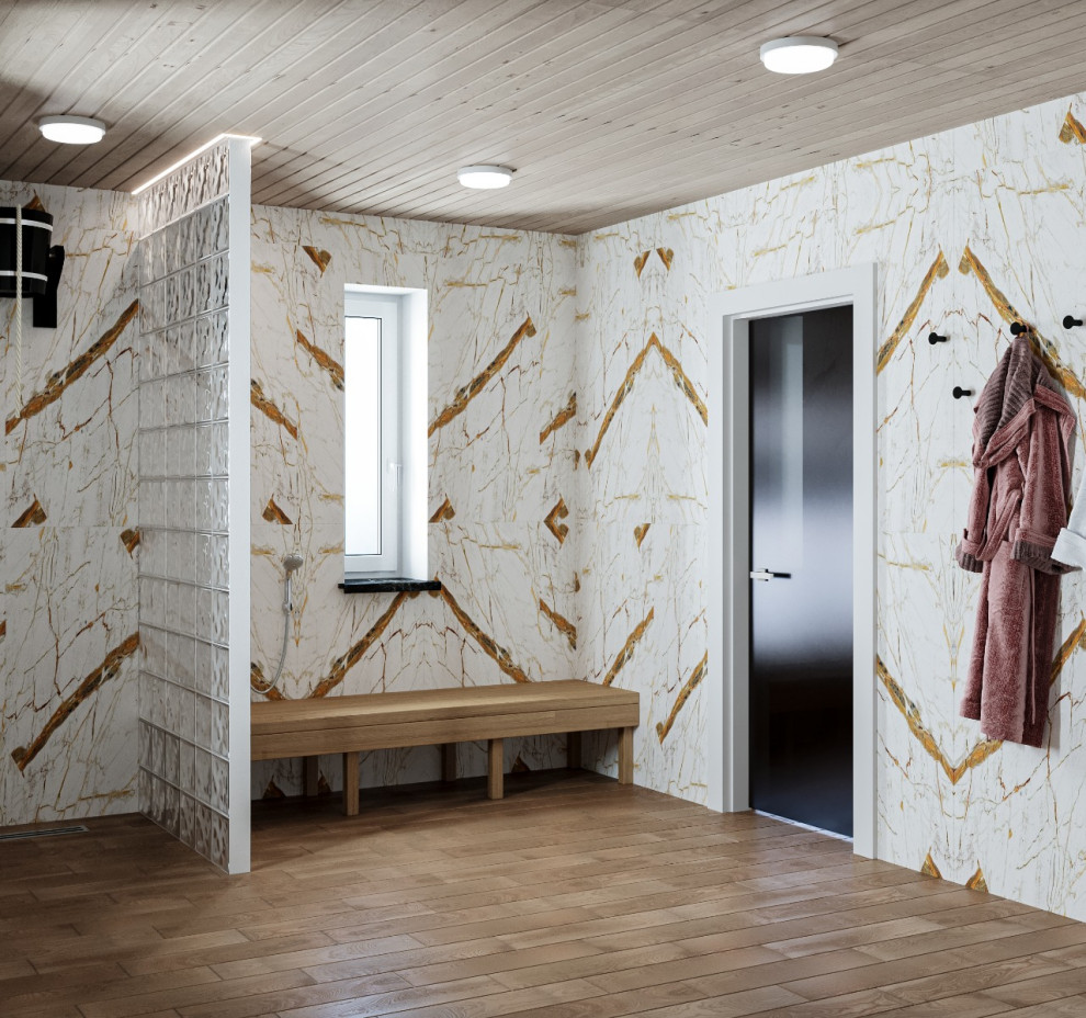 Дизайн интерьера бани 80 м²