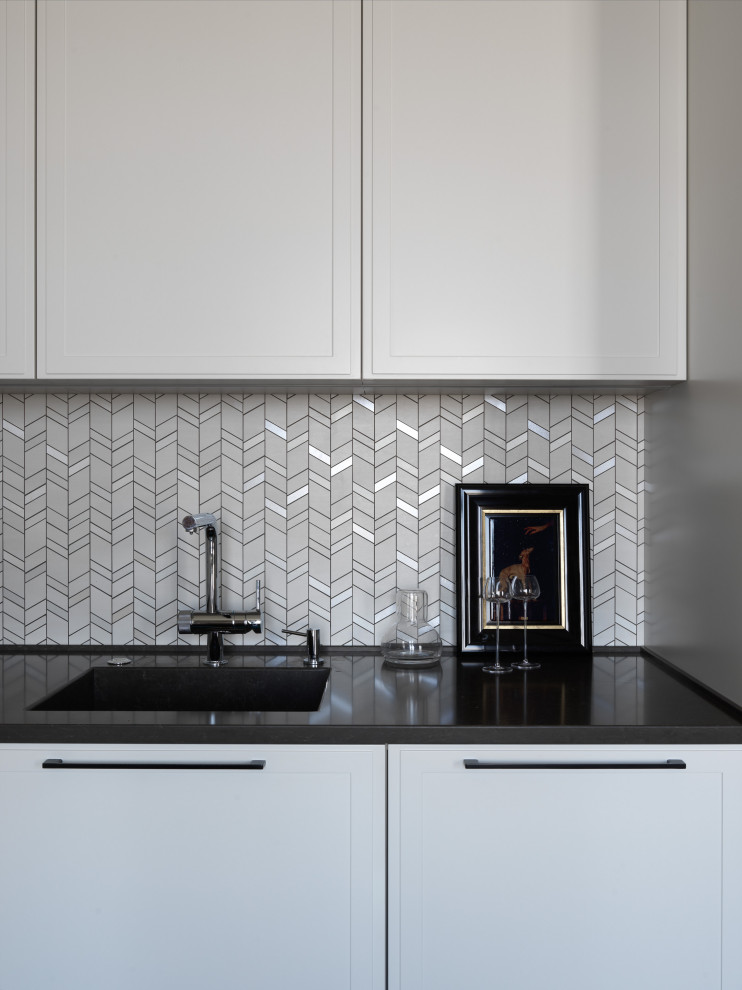 Лаконичная квартира в ЖК "Пресня Сити"