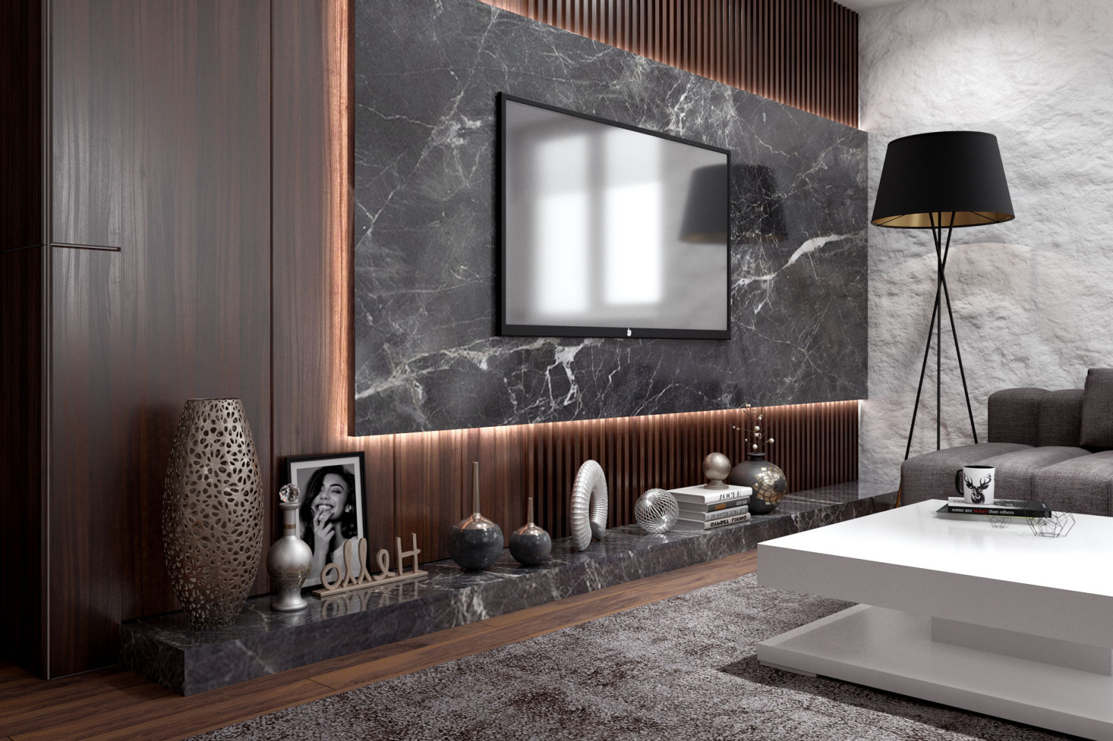 Кухня-гостиная в частном доме