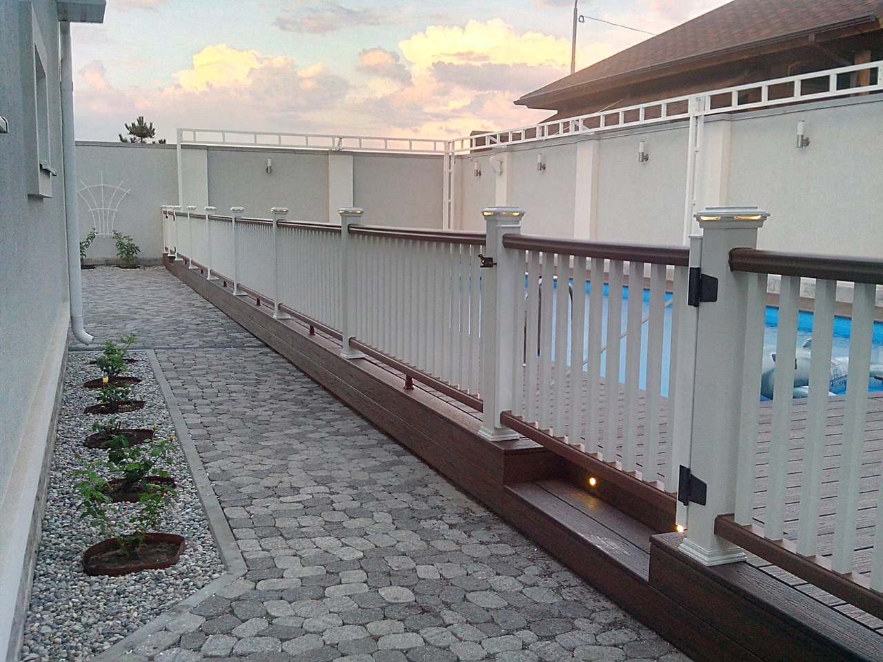 Ступени, ограждения