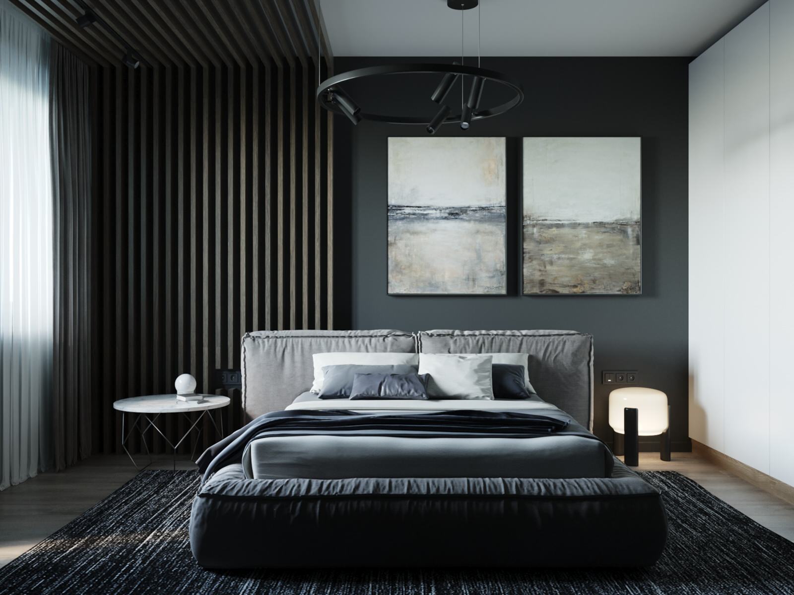 Обложка проекта: Дизайн-проект спальни.