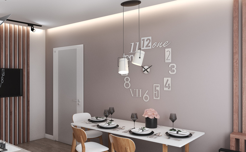 Дизайн интерьера двухкомнатной квартиры на ул. Карамзина в Калининграде