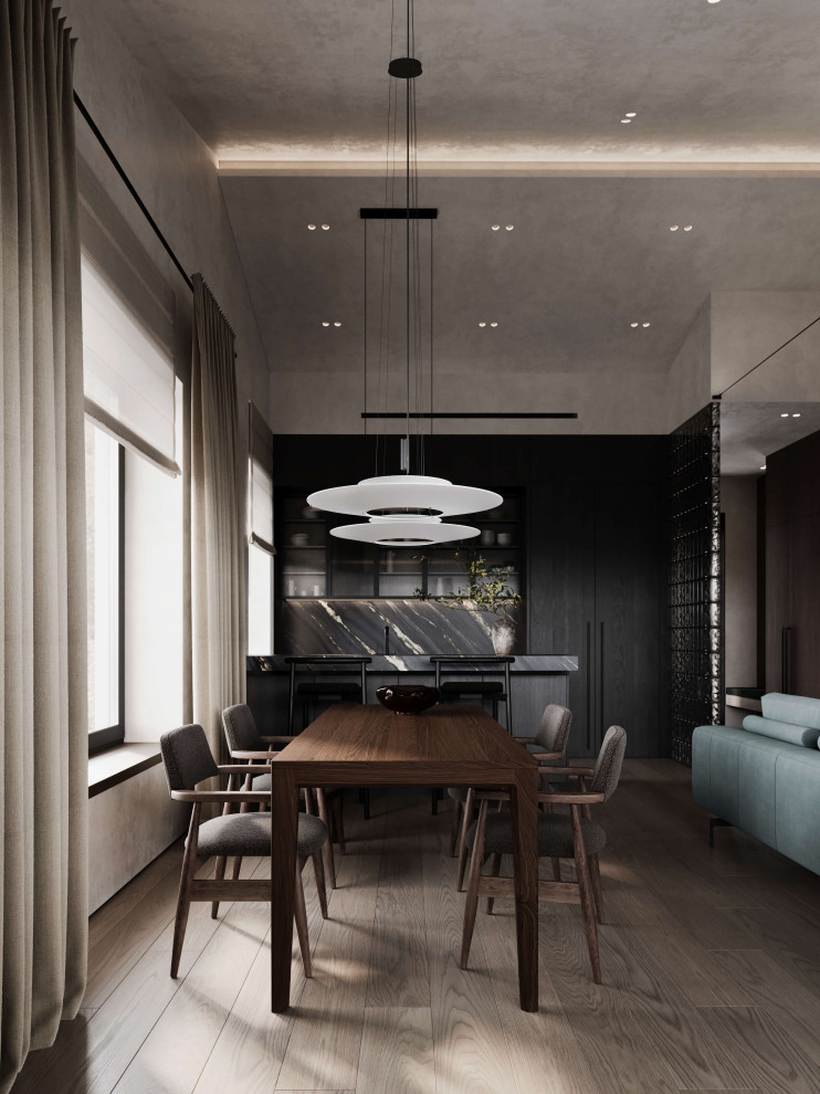 Суровый уют | Дизайн одноэтажного дома в Балашихе