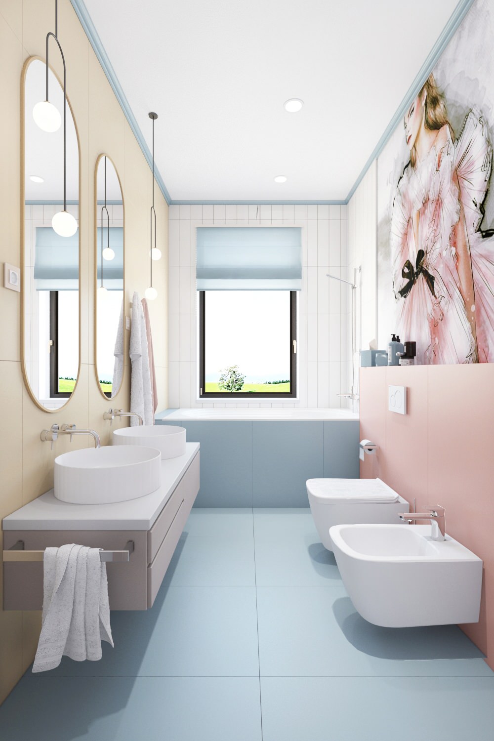 Обложка проекта: Ванна для девочки подростка