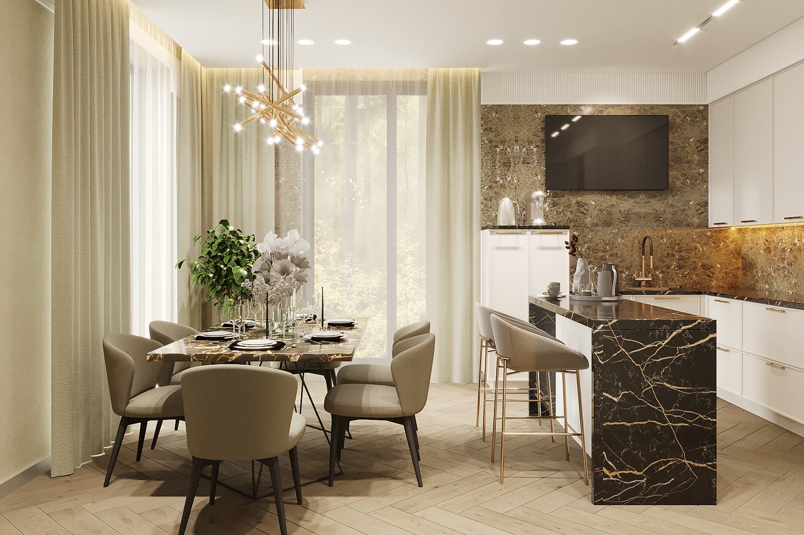 кухня столовая