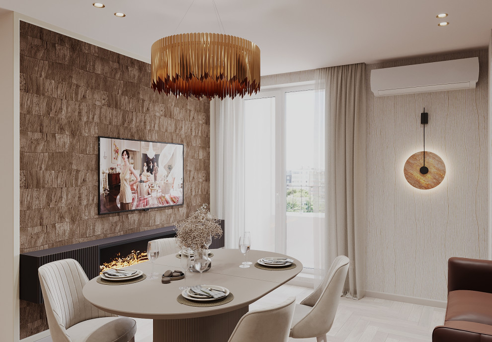 Интерьер 4-ёх комнатной квартиры_ "ПРИТЯЖЕНИЕ МАГМЫ"