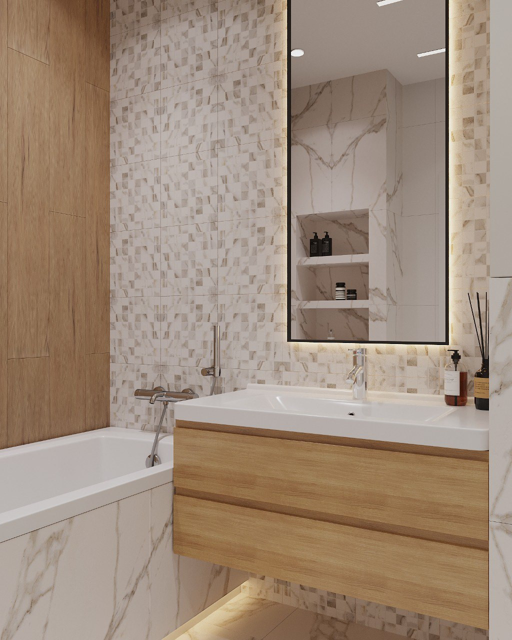 Дизайн 3-х комнатной квартиры в ЖК ГАЛАКТИКА PRO