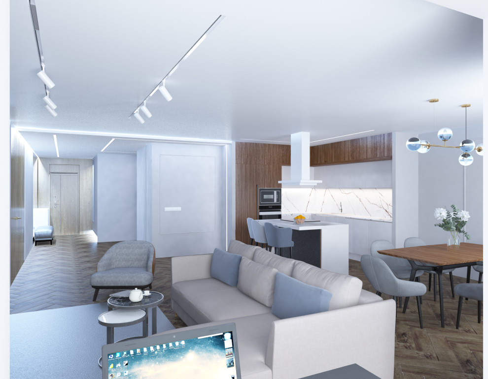 Четырехкомнатная квартира для молодой семьи