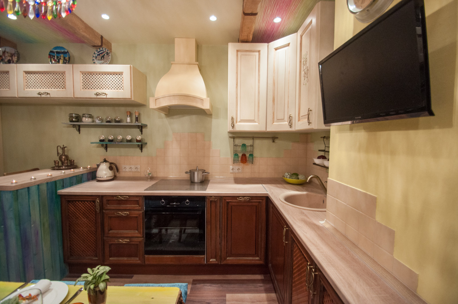 Кухня в стиле бохо-шик