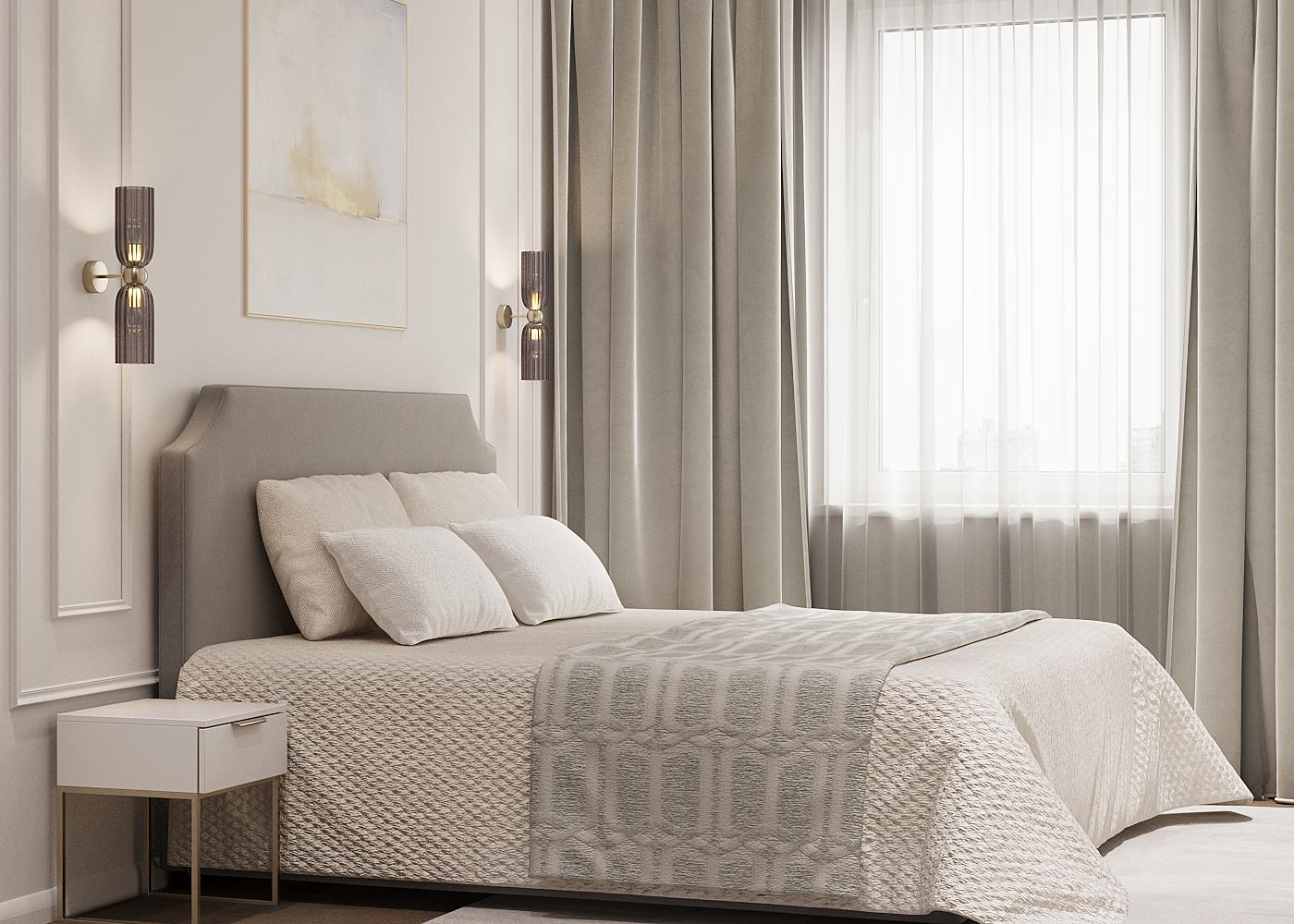 Квартира 70 м кв в неоклассическом стиле