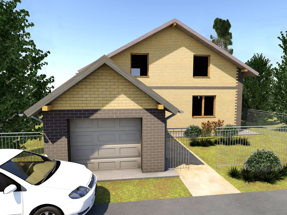 Обложка проекта: Жилой дом с мансардой