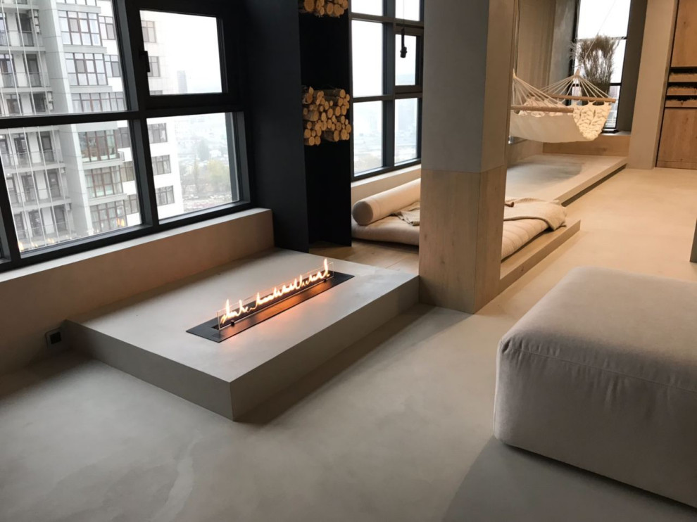 Биокамин "Огненное Сердце" для Гостиной Комнаты