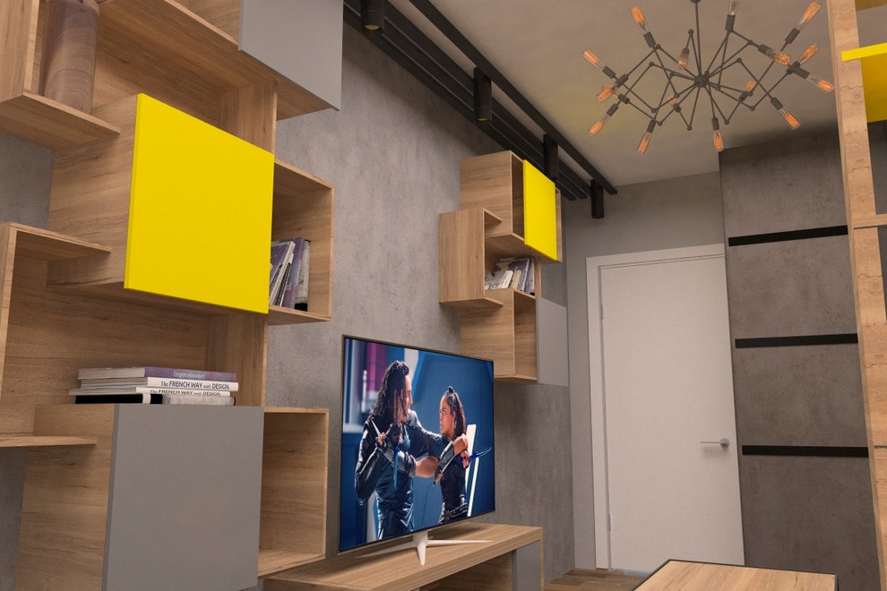 Дизайн 2-х комнатной квартире,в ЖК "Маршал" в стиле лофт