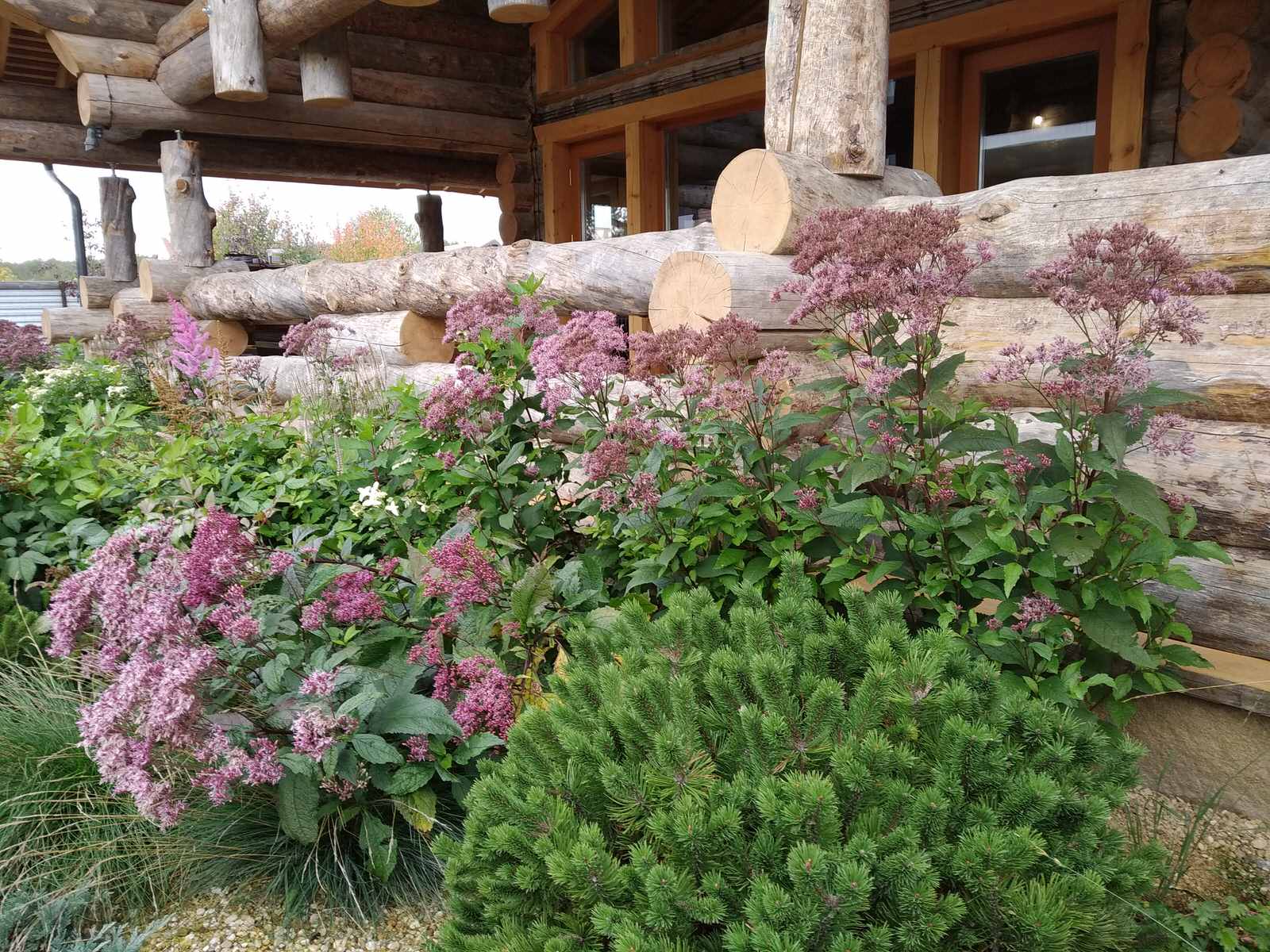 Сад с подпорными стенами