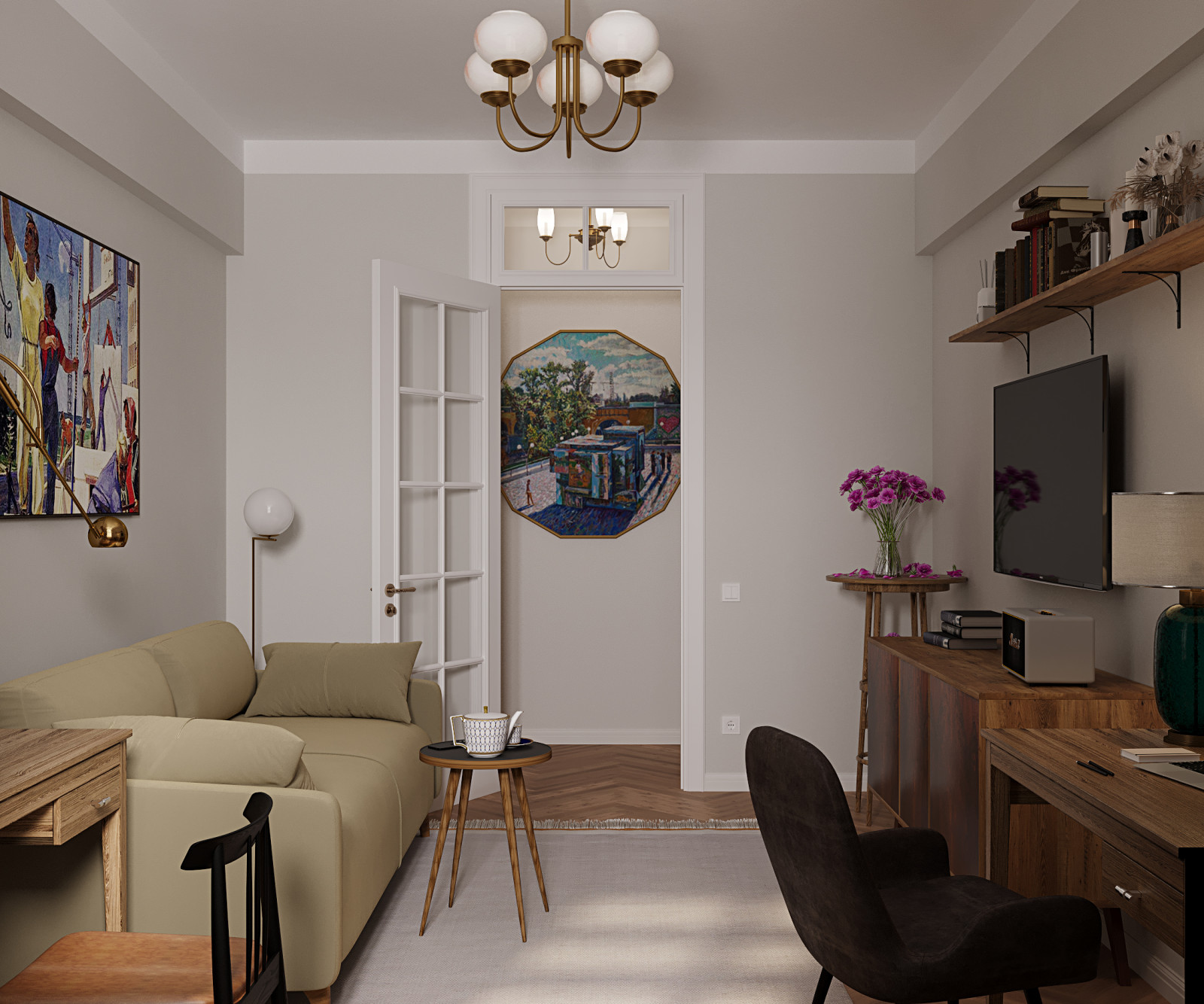 Дизайн интерьера в сталинке