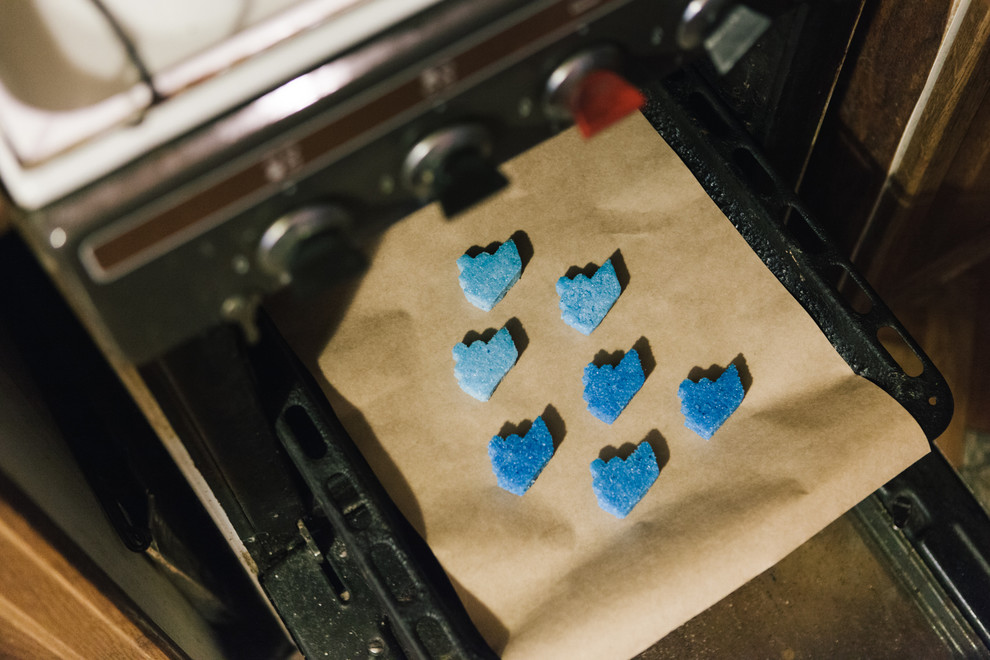 DIY: сахар в форме корабля