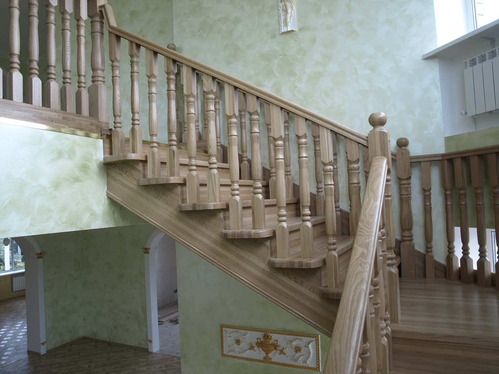 Лестница 3-х маршевая (дуб)