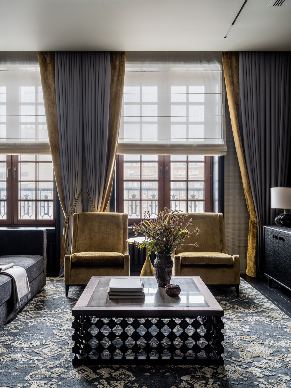 Квартира в стилистике брутализма