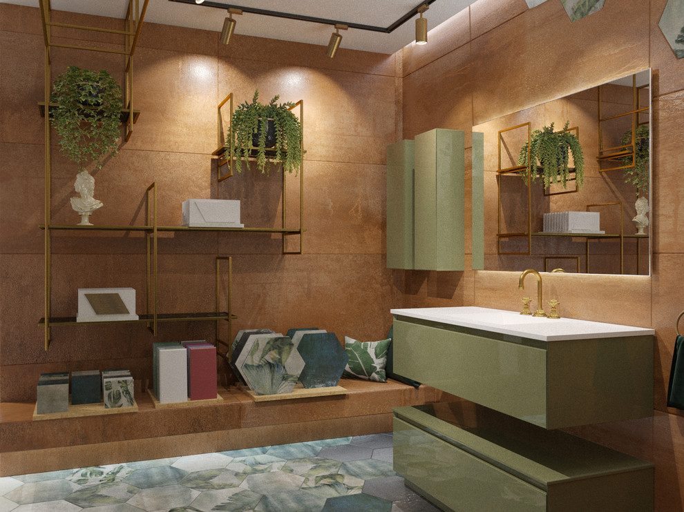 Дизай проект бокса 12 для торгового дома плитки и сантехники" Апекс"