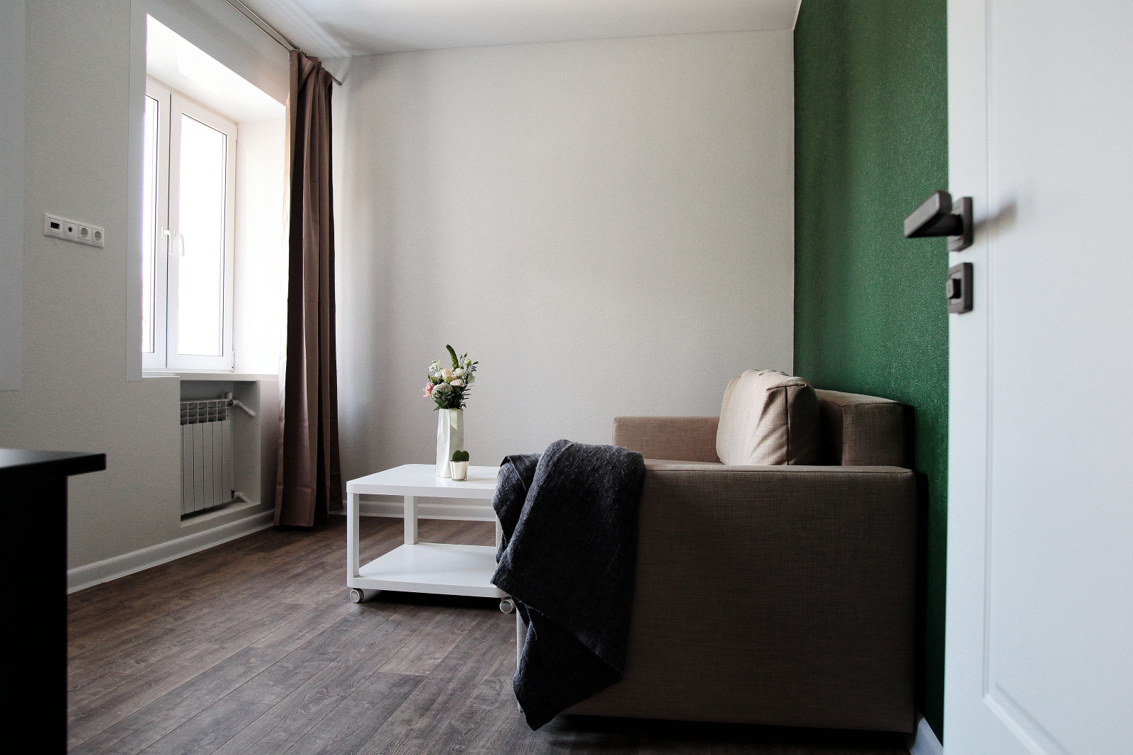 Реализованный дизайн интерьера в скандинавском стиле, Воронеж