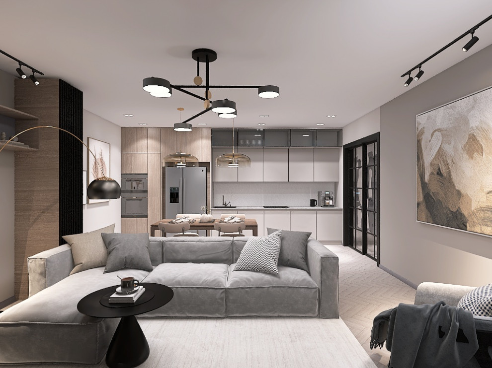 Дизайн-проект 2х комнатной квартиры ЖК Зиларт