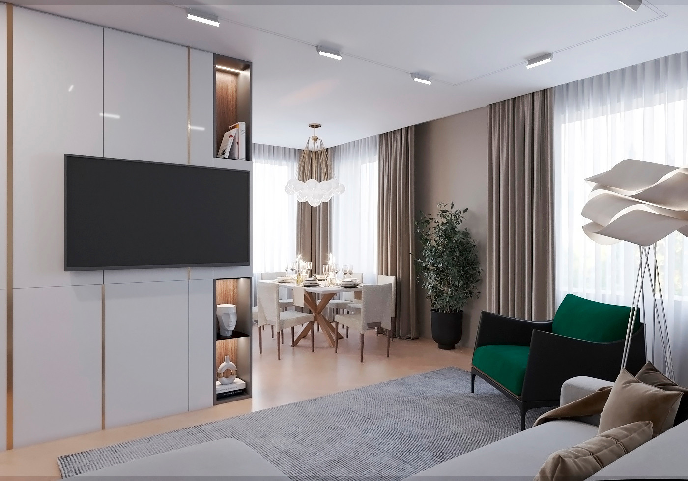 Квартира в Иркутске 106 м2