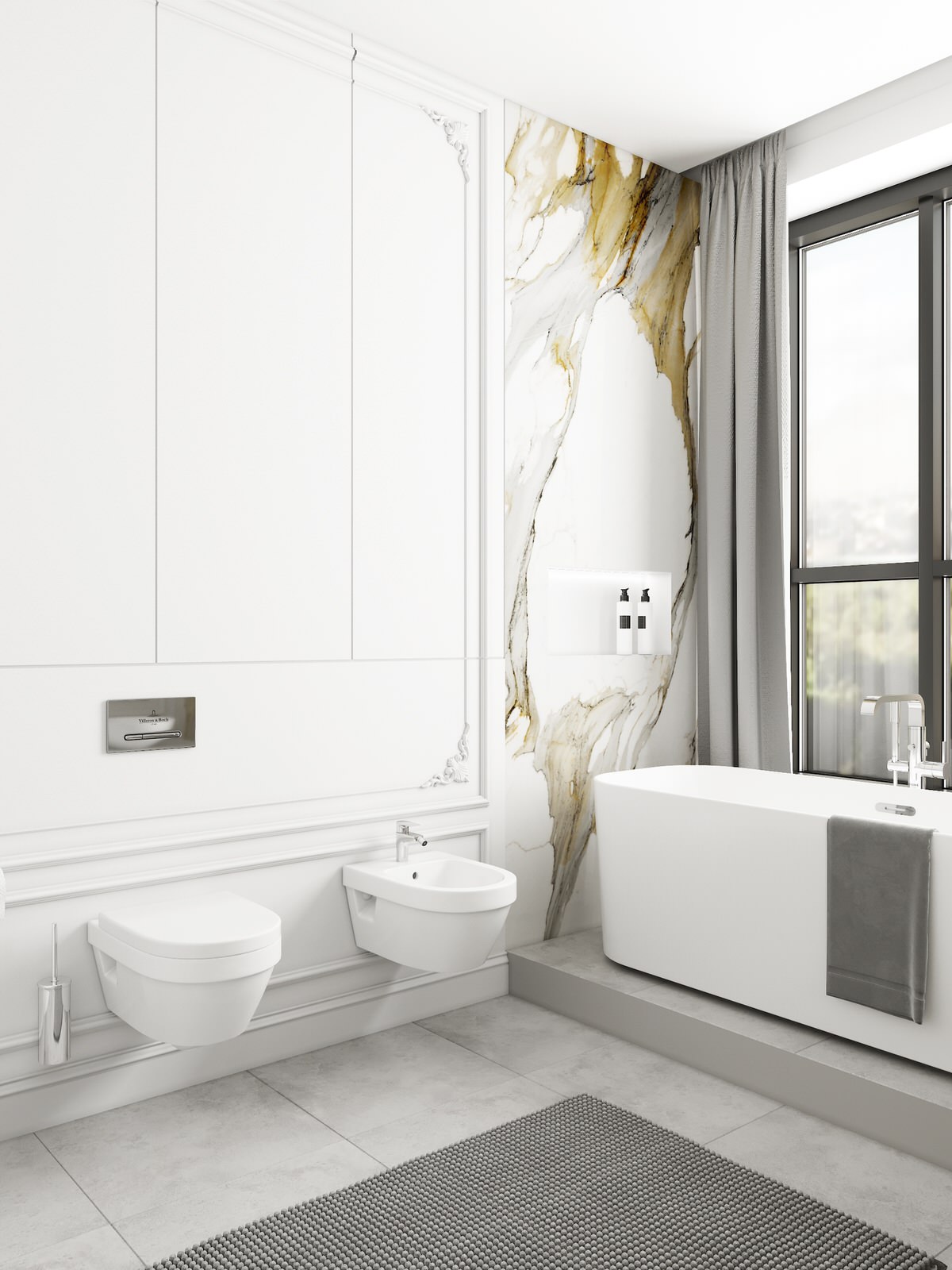 Дизайн интерьера: «Неоклассика в ЖК Суббота»