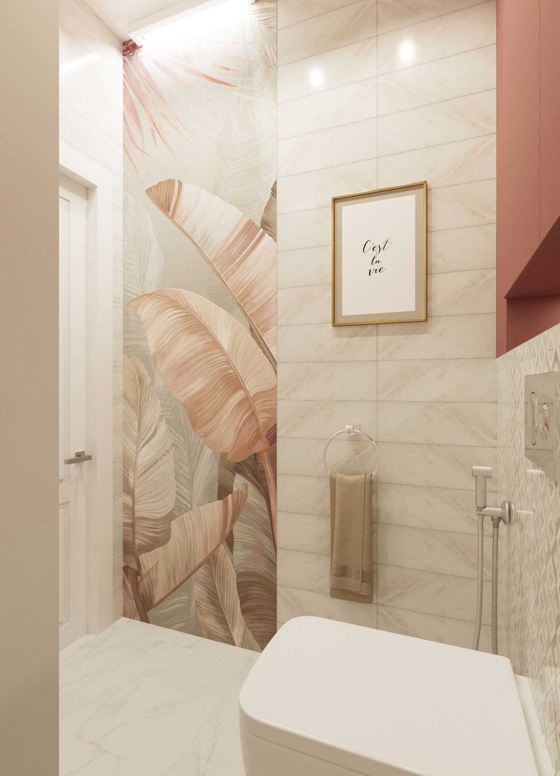 Яркий санузел