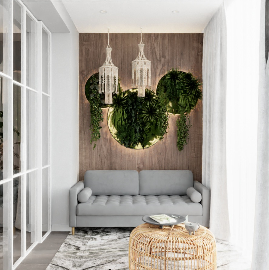 Проект трехкомнатной квартиры г. Ростов-на-Дону