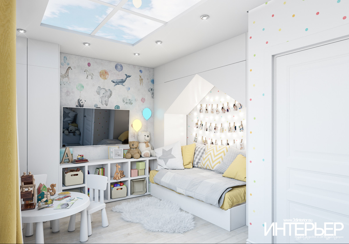 Дизайн-проект детской коснаты в частном интерьере квартиры г.Пятигорск