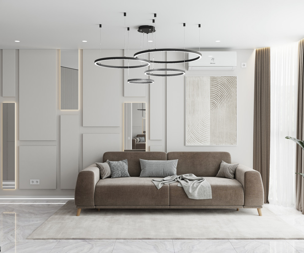 Дизайн квартиры сложной планировки