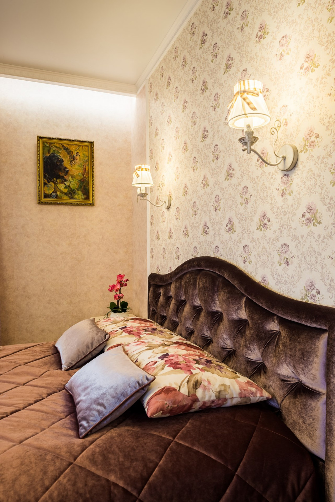 Дизайн интерьера спальни в стиле прованс