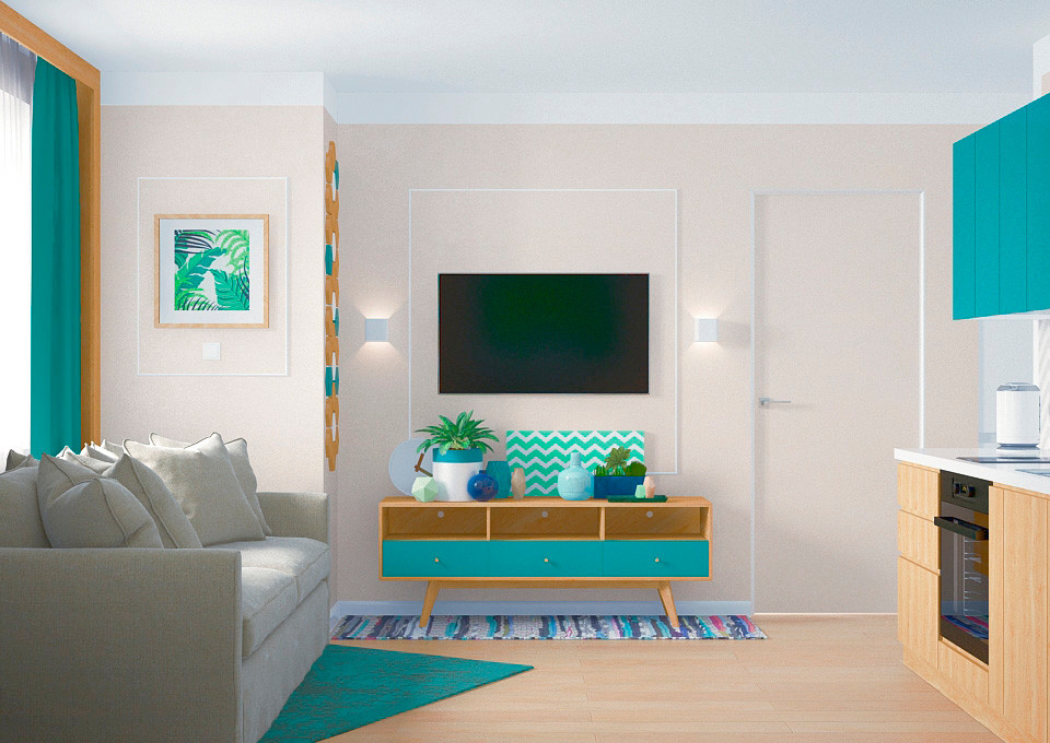 Современная небольшая квартира